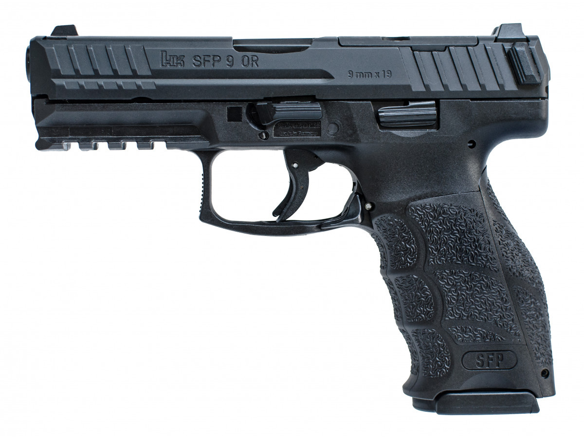 Pištoľ HK SFP9-OR, kal. 9x19, s 5 montážnymi platničkami