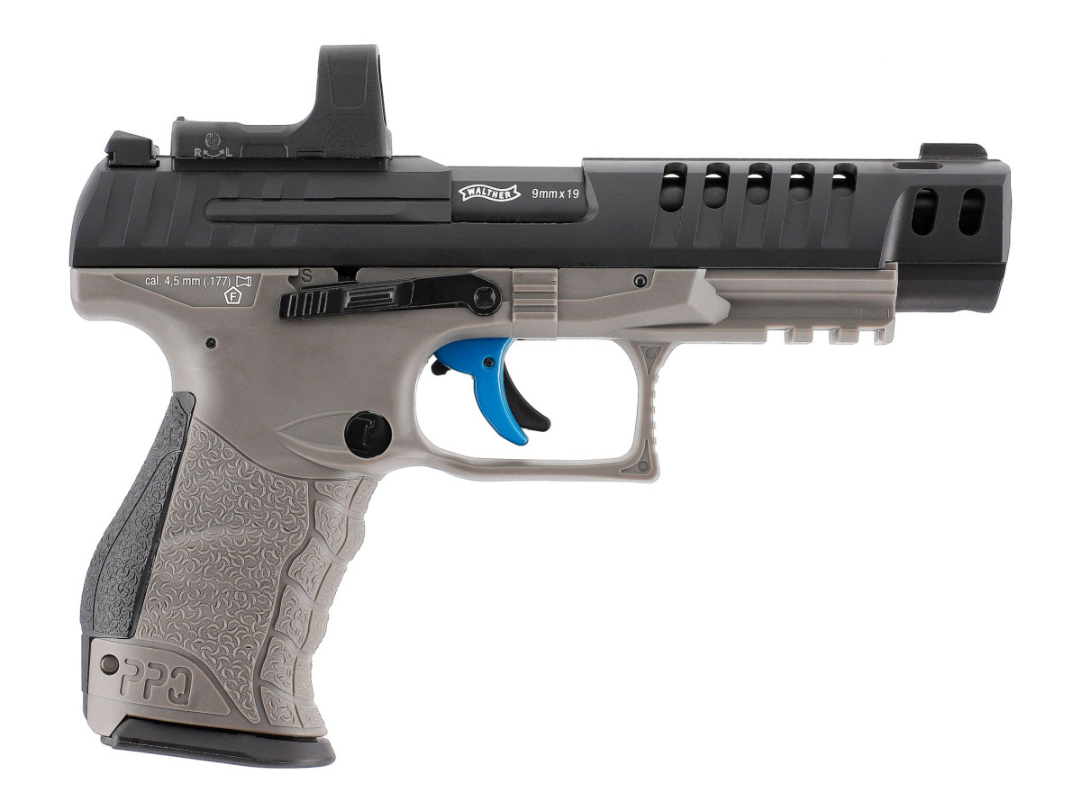 Fotografia: Pištoľ CO2 Walther Q5 Match Combo 5" Set, kal. 4,5mm diabolo