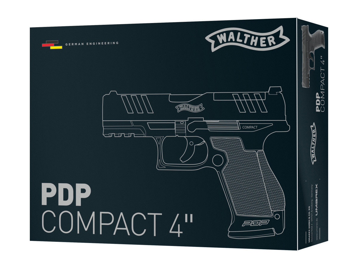 Fotografia: Pištoľ CO2 Walther PDP Compact 4" Blowback, kal. 4,5mm BB