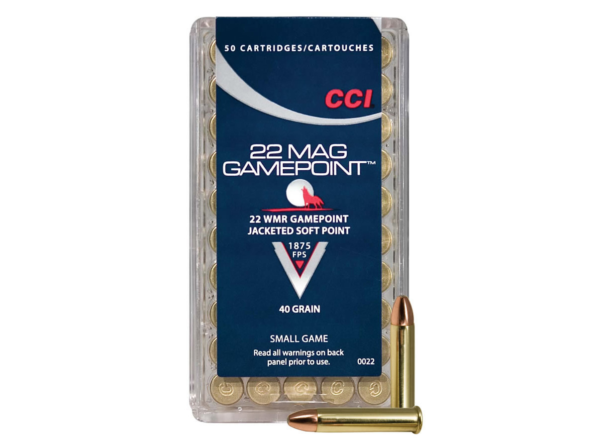 .22WMR CCI GamePoint 40gr/2,59g JSP (0022)