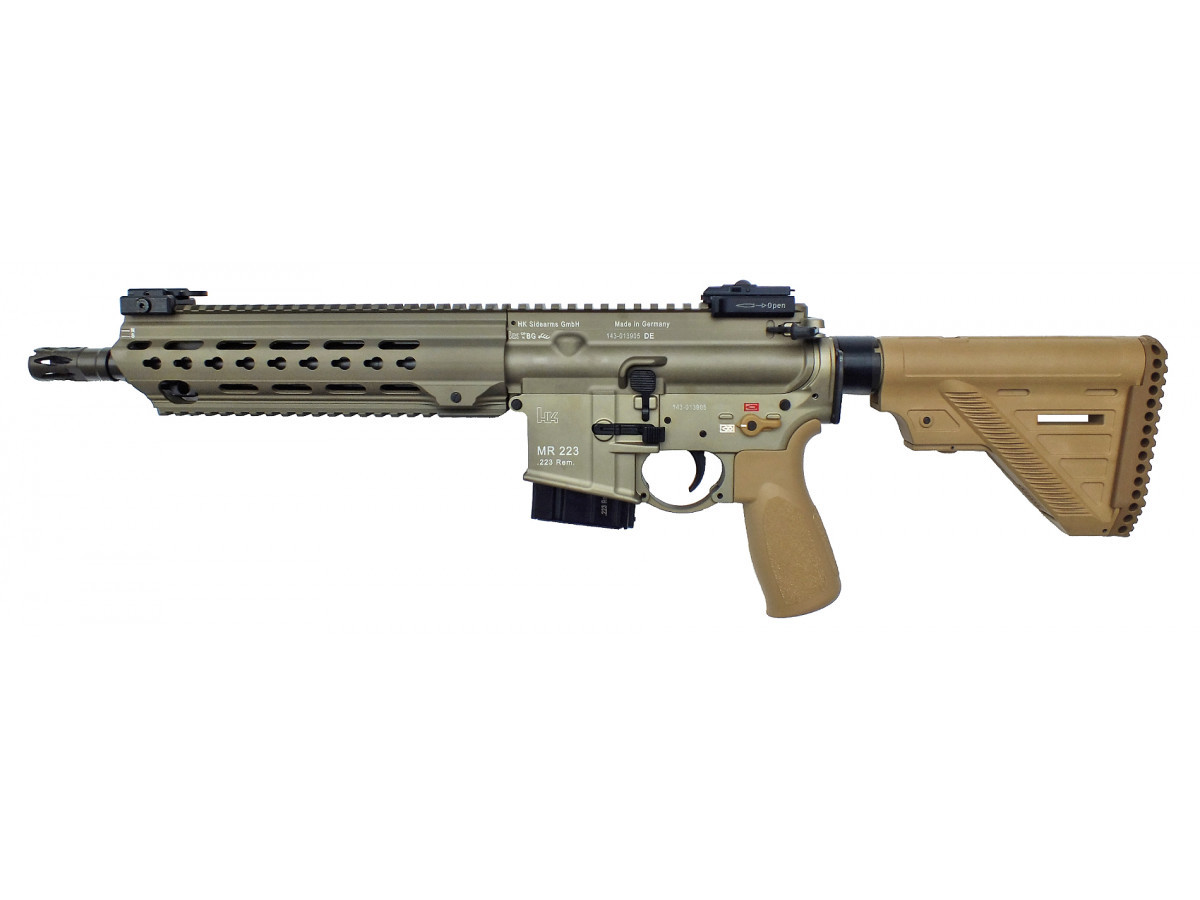 HK MR223 A3 11", kal. .223Rem., Slim-Line HKey Handguard GREEN-BROWN