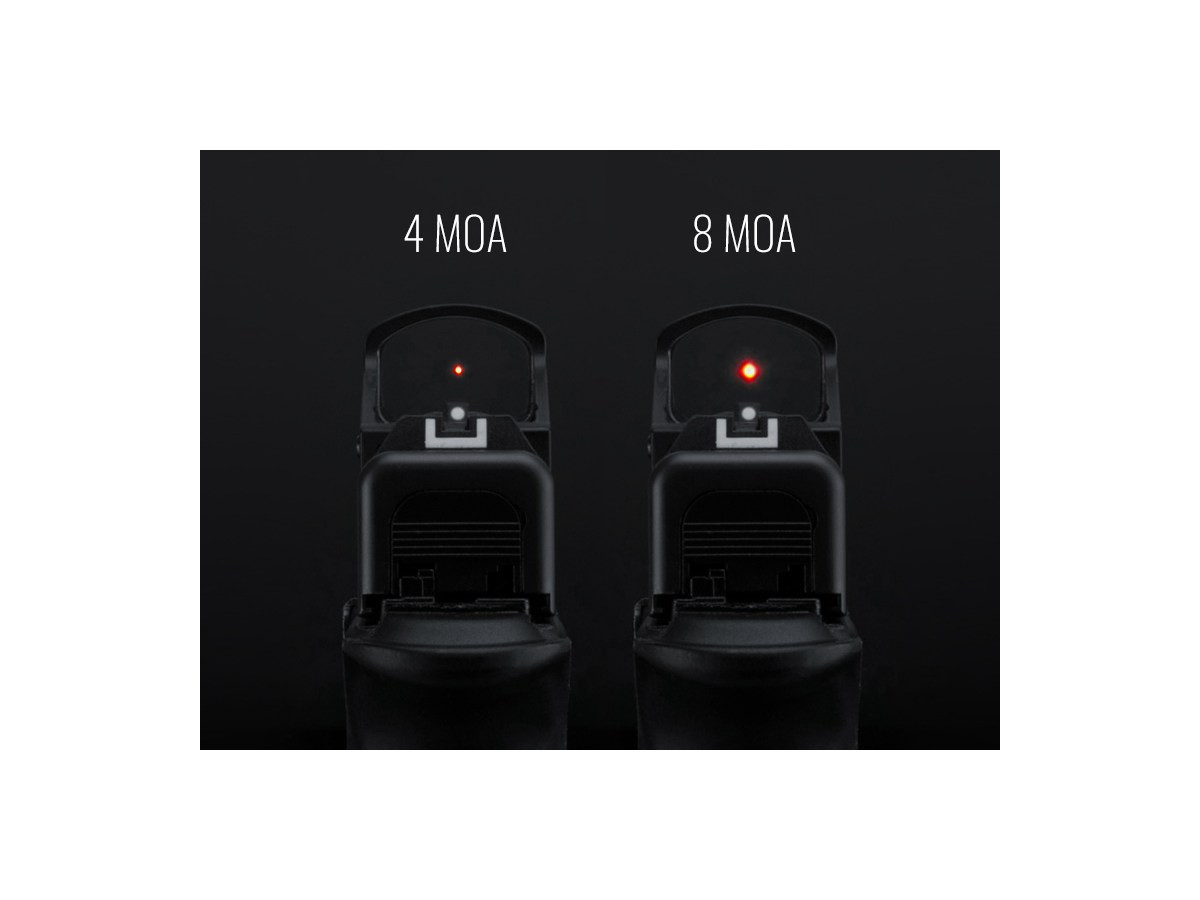 Fotografia: Shield Reflex Mini Sight Draw, 8 MOA, Glass Lens
