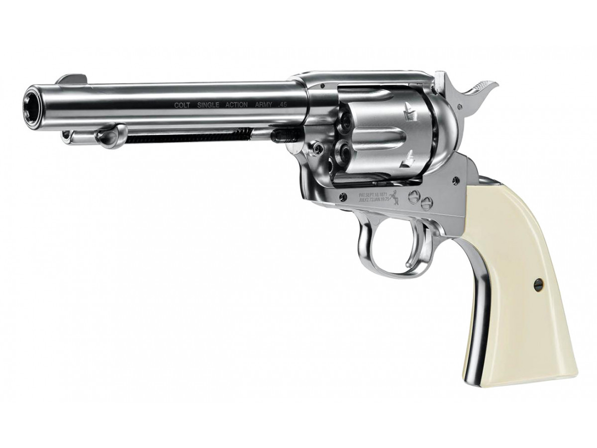 Fotografia: Revolver CO2 Colt SAA .45-5.5" nickel, kal. 4,5mm BB