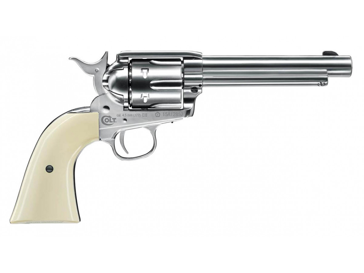 Fotografia: Revolver CO2 Colt SAA .45-5.5" nickel, kal. 4,5mm BB
