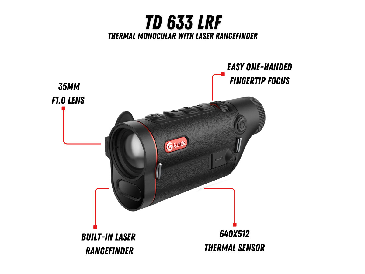 Fotografia: Termovízny monokulár Guide TD633L