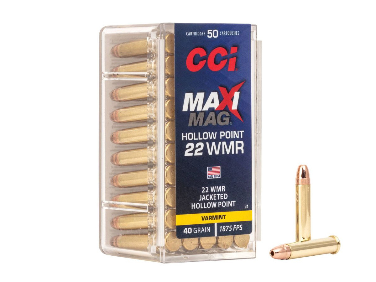 .22WMR CCI Maxi-Mag HP 40gr/2,59g JHP (0024)