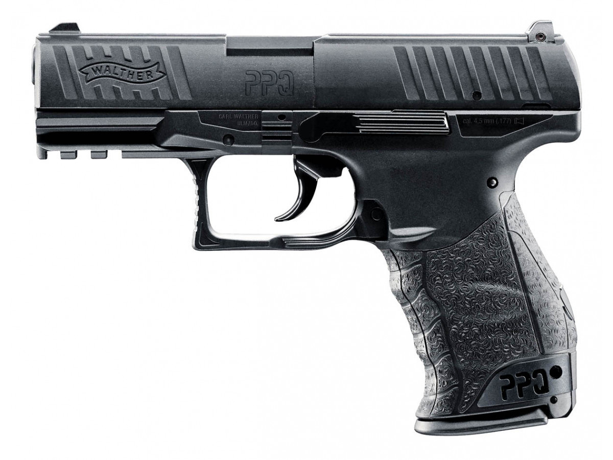 Pištoľ CO2 Walther PPQ, kal. 4,5mm diabolo
