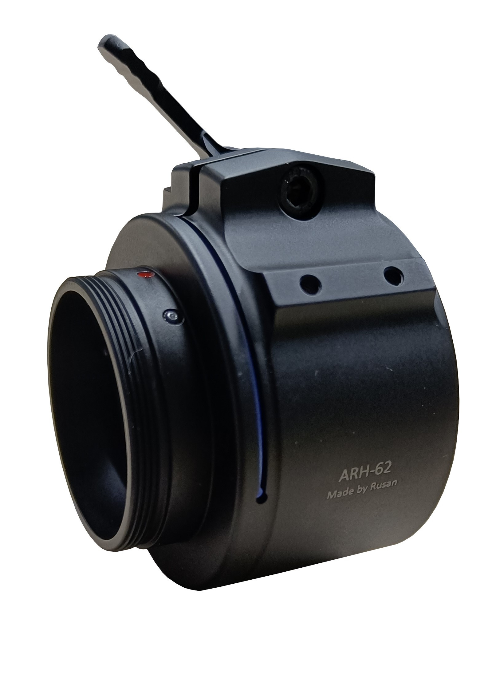 Fotografia: Rychloupínací objímka Rusan ARH pro Hikmicro Thunder 1.0 a Cheetah Velikost objímky: 47mm