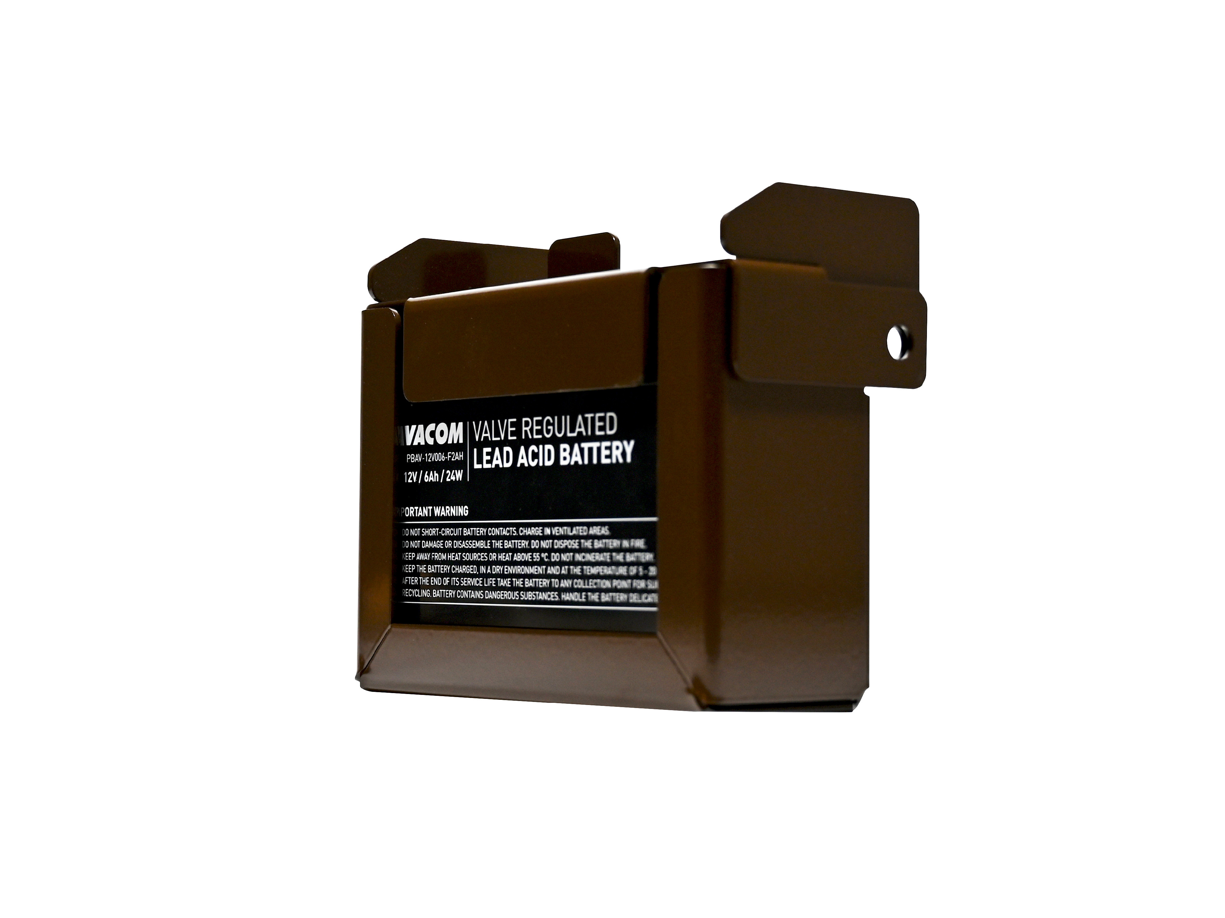 Kovový box pre externý zdroj