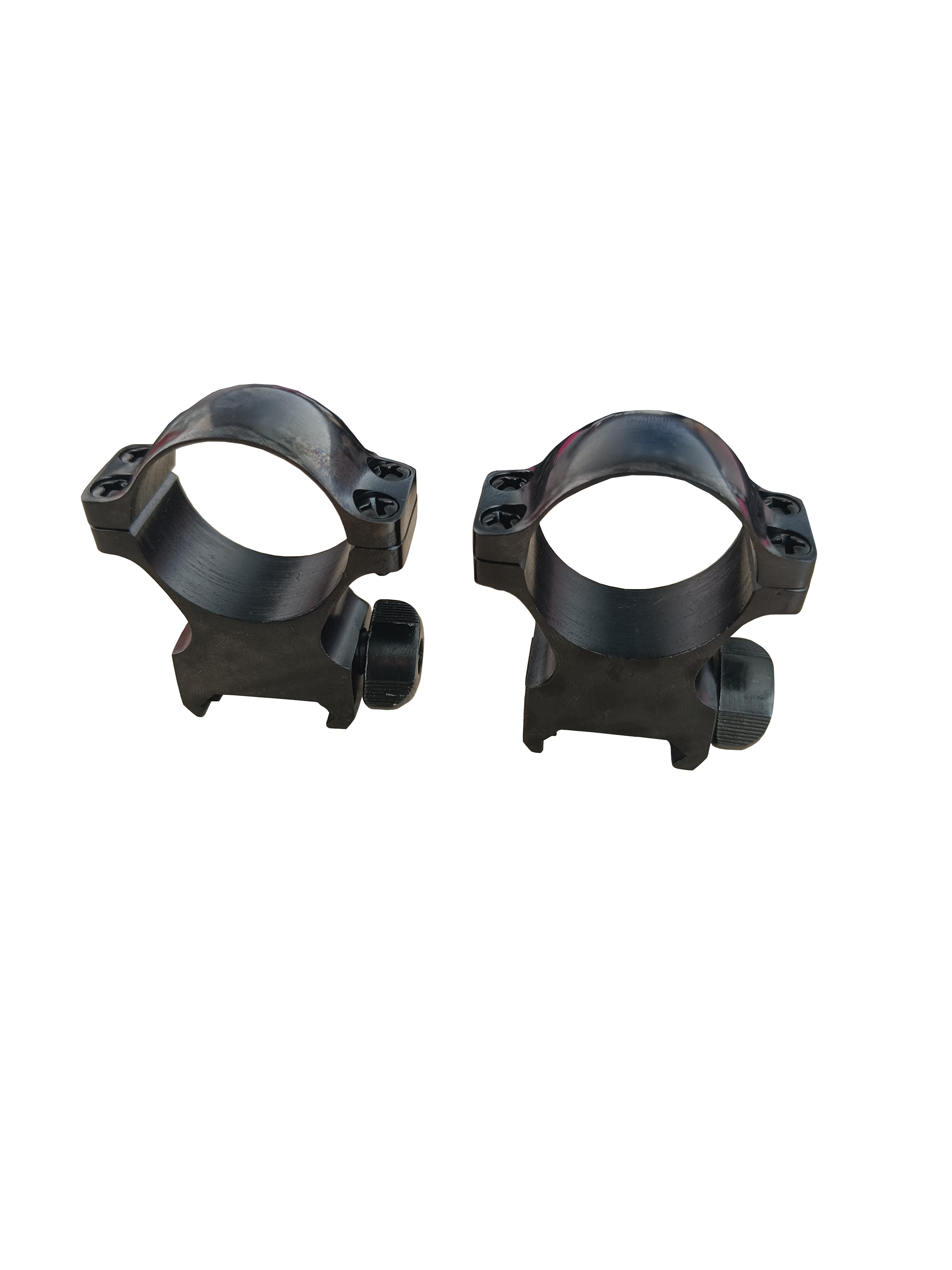 Fotografia: Oceľové montážne krúžky na Weaver 30 mm pre puškohľady Stellar, Alpex, DS35 a Ares