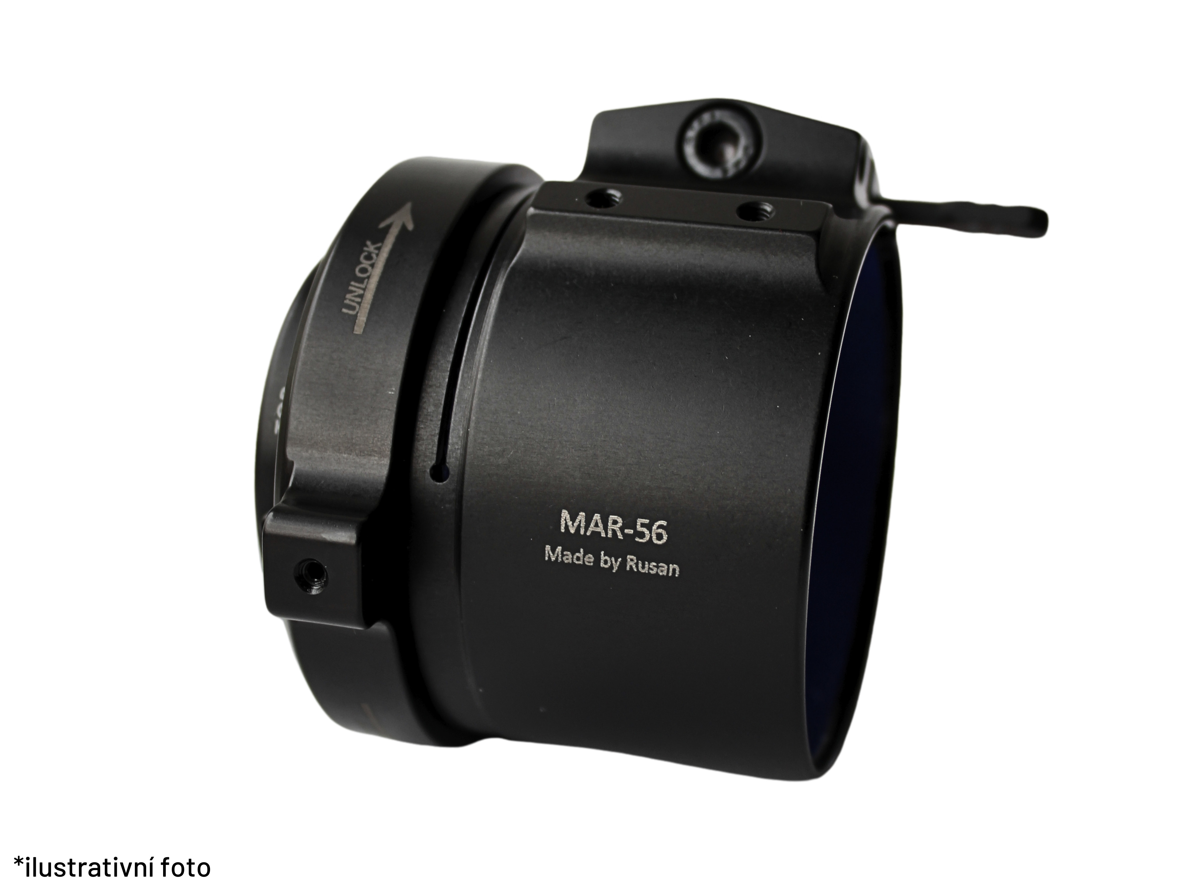 Rýchloupínacia objímka Rusan MAR-58 pre predsádky Hikmicro Thunder 2.0, 3.0 a ThermTec Hunt